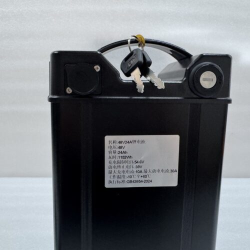 48V24Ah E-bike Lithium Battery - Electric Two Wheeler &am...