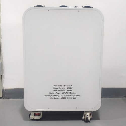 5000Wh Portable Home Power Station – White - Outdoo...