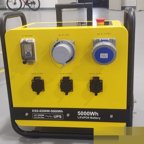 5000Wh Portable Home Power Station – Yellow - Outdo...