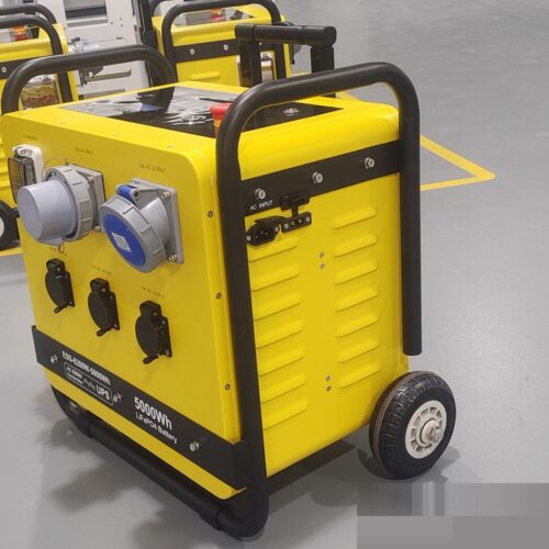 5000Wh Portable Home Power Station – Yellow - Outdo...