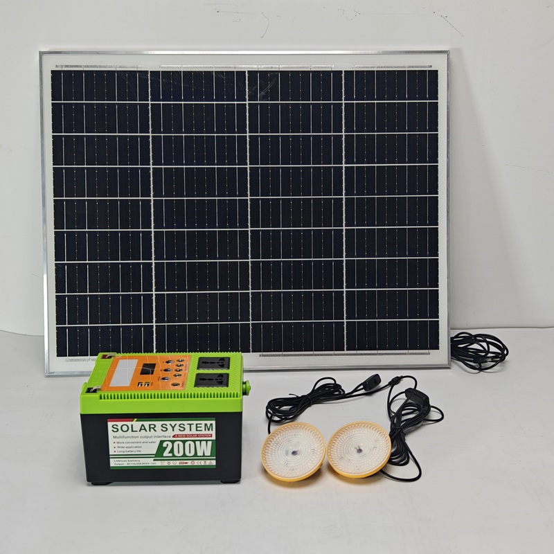 C804 200W Solar Power System - Portable Power Station - b...